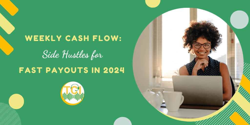 Weekly Cash Flow: Side Hustles for Fast payouts in 2024